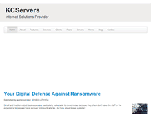 Tablet Screenshot of kcservers.com